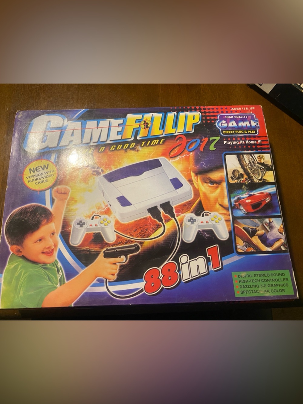 88-in-1 Retro Console - White and Purple